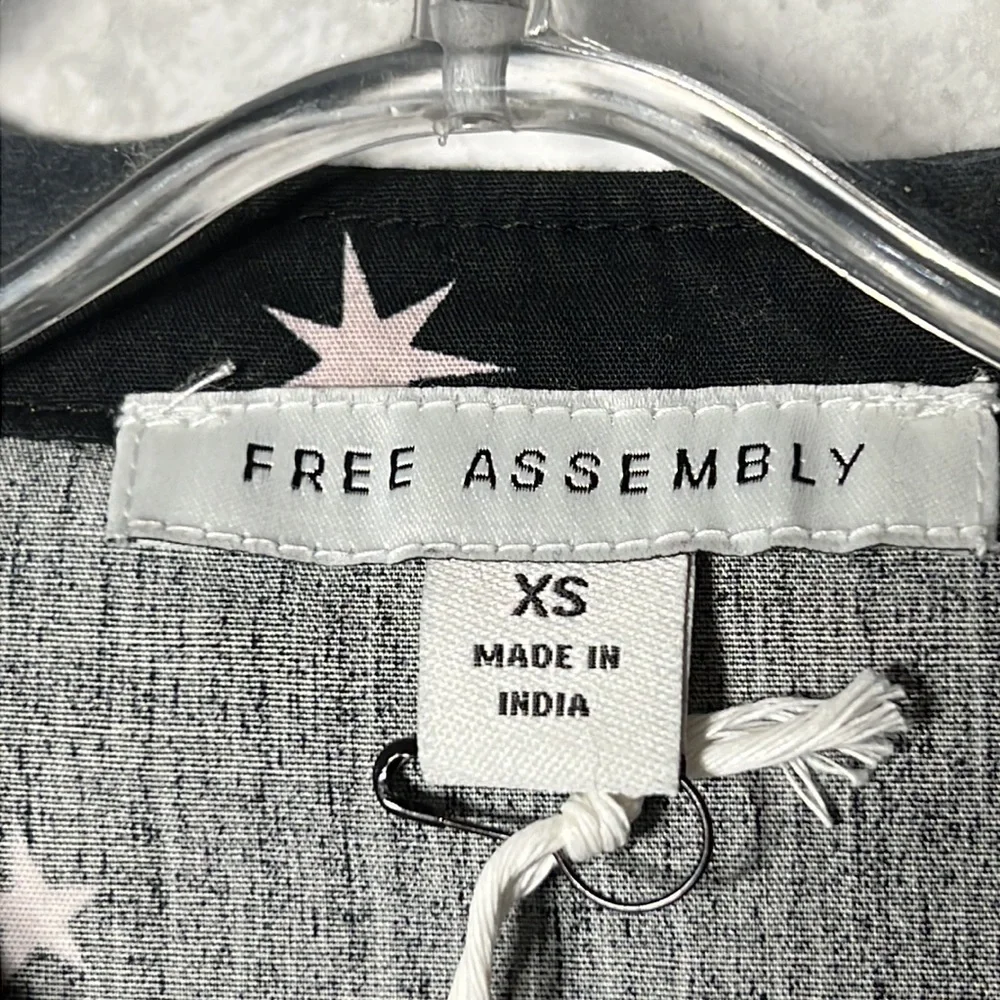 Free assembly belted tiered dress size XS - Picture 9 of 15